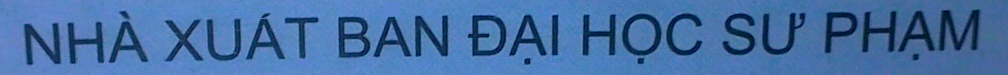 NHA XUAT BAN DAI HOC SU PHAM