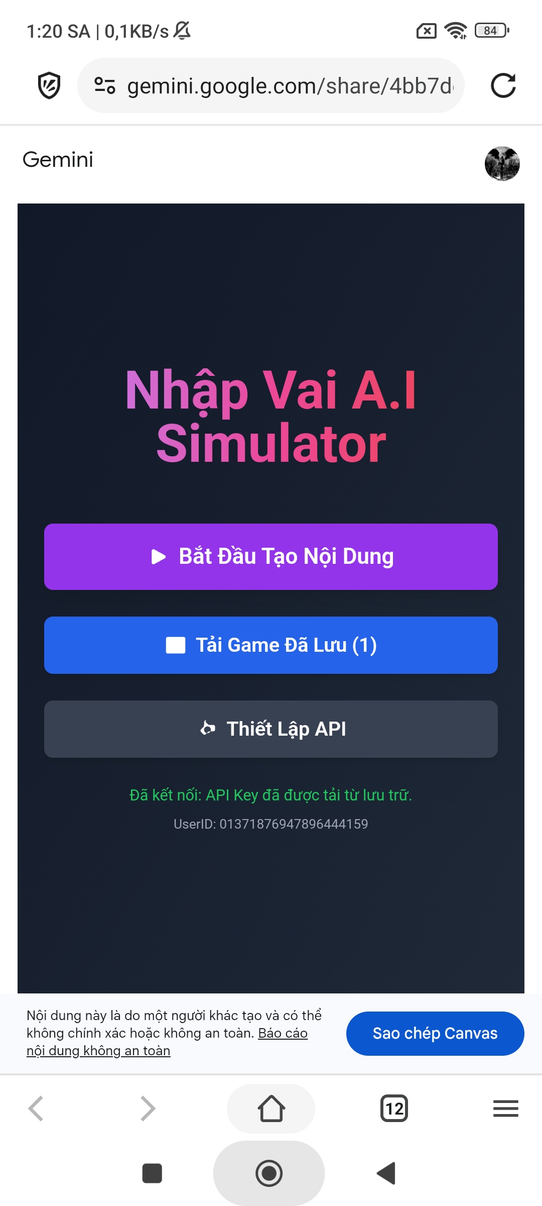 [Browser Wed] Genmini - Tu Tiên Tiếng Việt
